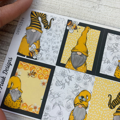 Bee Gonk full box stickers for Erin Condren(DPD1594)