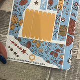 (0519) Passion Planner Daily Wave stickers - Autumn Leaves - Emma