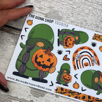 Halloween Pumpkin Gretel Gonk Stickers (TGS0114)