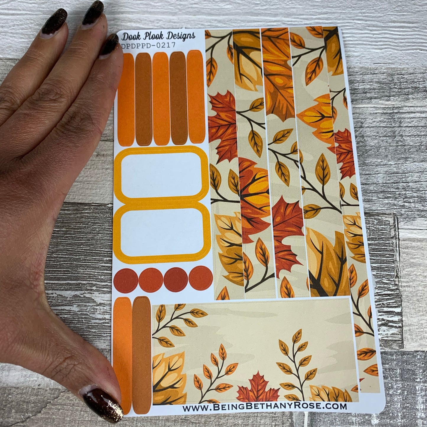 (0217) Passion Planner Daily stickers - Fall Y'all