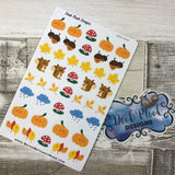 Kawaii Autumn / fall stickers (DPD830)