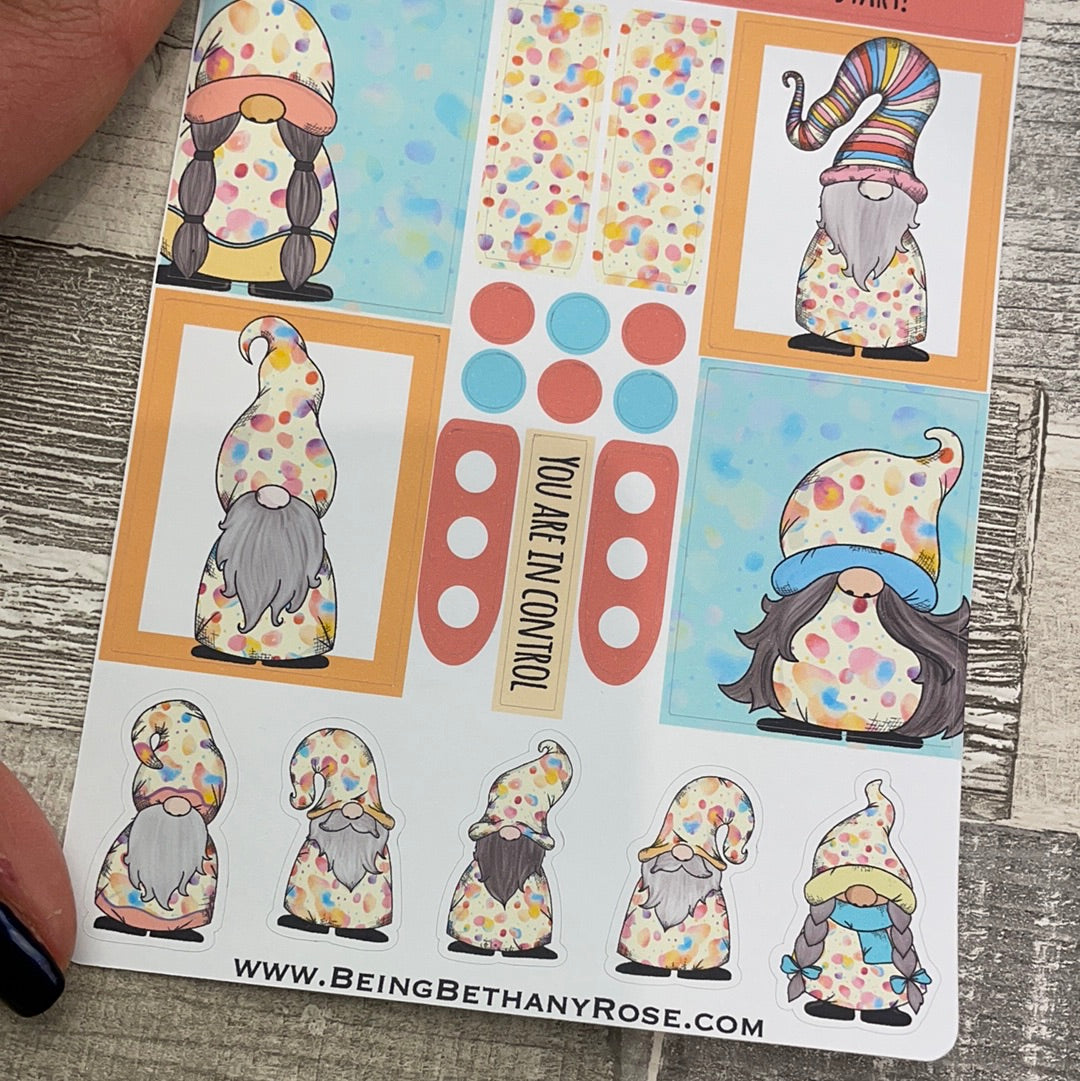 Confetti Cream Gonk functional stickers  (DPD2154)