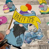 Party Gonk Diecut (Basil with Party Banner)