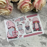 Pink Paige (Love Letters) Gnorman Gonk Stickers (TGS0229)
