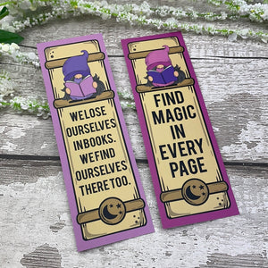 Bookmark - We Lose Ourselves / Find Magic