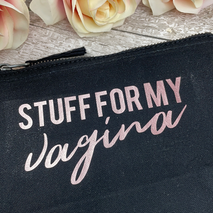 Stuff for my vagina - Tampon, pad, sanitary bag / Period Pouch