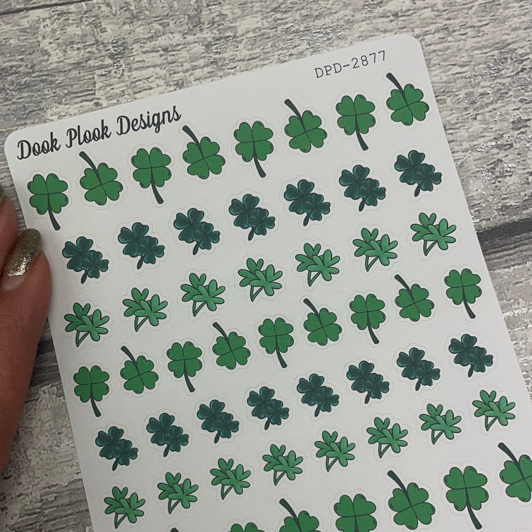 Shamrock (St Patricks Day) stickers (DPD2877)