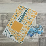 (0667) Passion Planner Daily Wave stickers - Layla Lemon