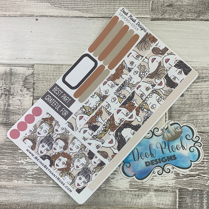 (0559) Passion Planner Daily stickers - Ladies