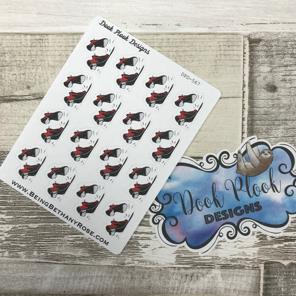 Tap shoes / Tap dancing stickers (DPD567)