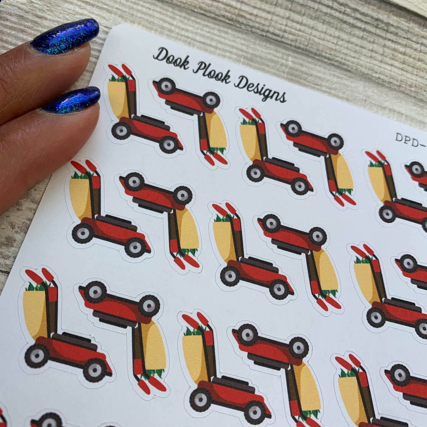 Lawn Mower Stickers (DPD139)