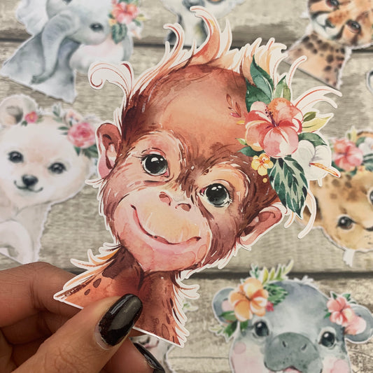 Monkey Die cut