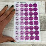 Don't forget circle stickers for Erin Condren, Plum Paper, Filofax, Kikki K (DPD426)