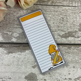 List Notepad - Yellow Gnorman