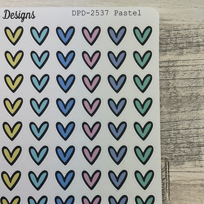 Colourful Heart Stickers (DPD-2537abc)