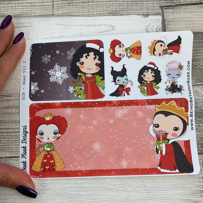 Erin Condren Month Note Pages (Christmas Villains)