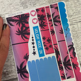 (0708) Passion Planner Daily Wave stickers - Lucia
