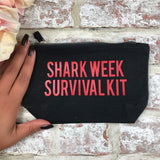 Shark week survival kit- Tampon, pad, sanitary bag / Period Pouch