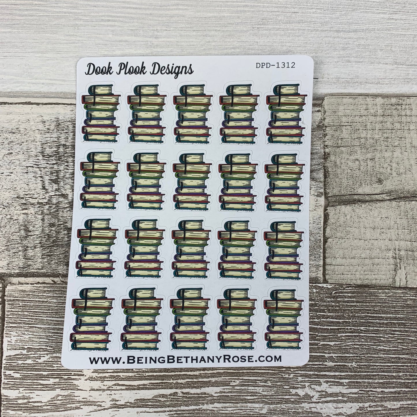 Book Stack stickers (DPD1312)