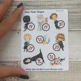 Wizard Countdown / Advent stickers (DPD1509)