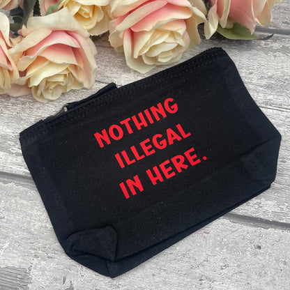 Nothing illegal here- Tampon, pad, sanitary bag / Period / Medication Pouch