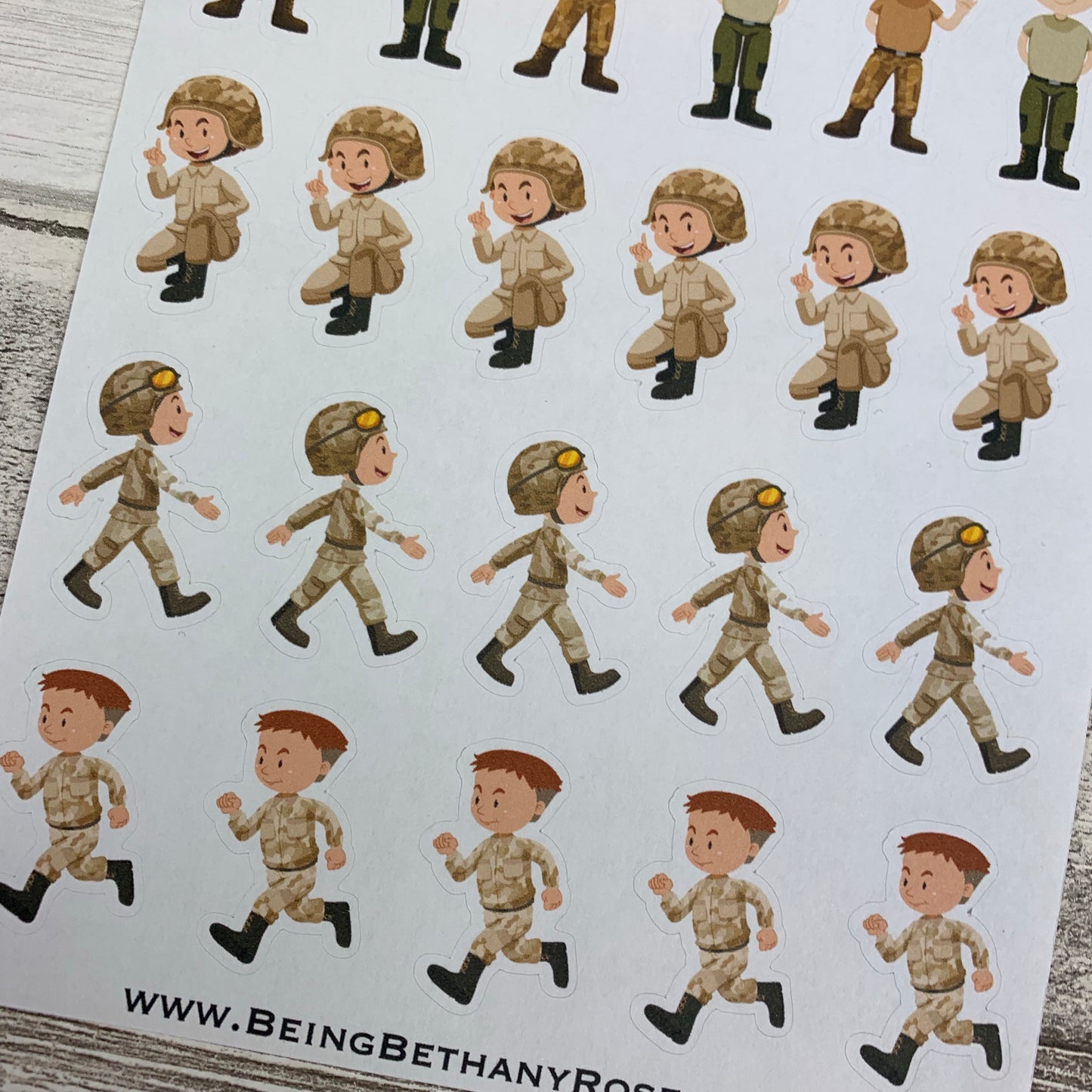 Soldier / Army Stickers (DPD986)