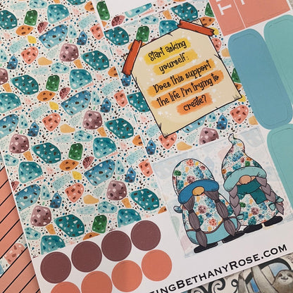 Terrazzo rocks Gonk Passion Planner Week Kit (DPD2177)