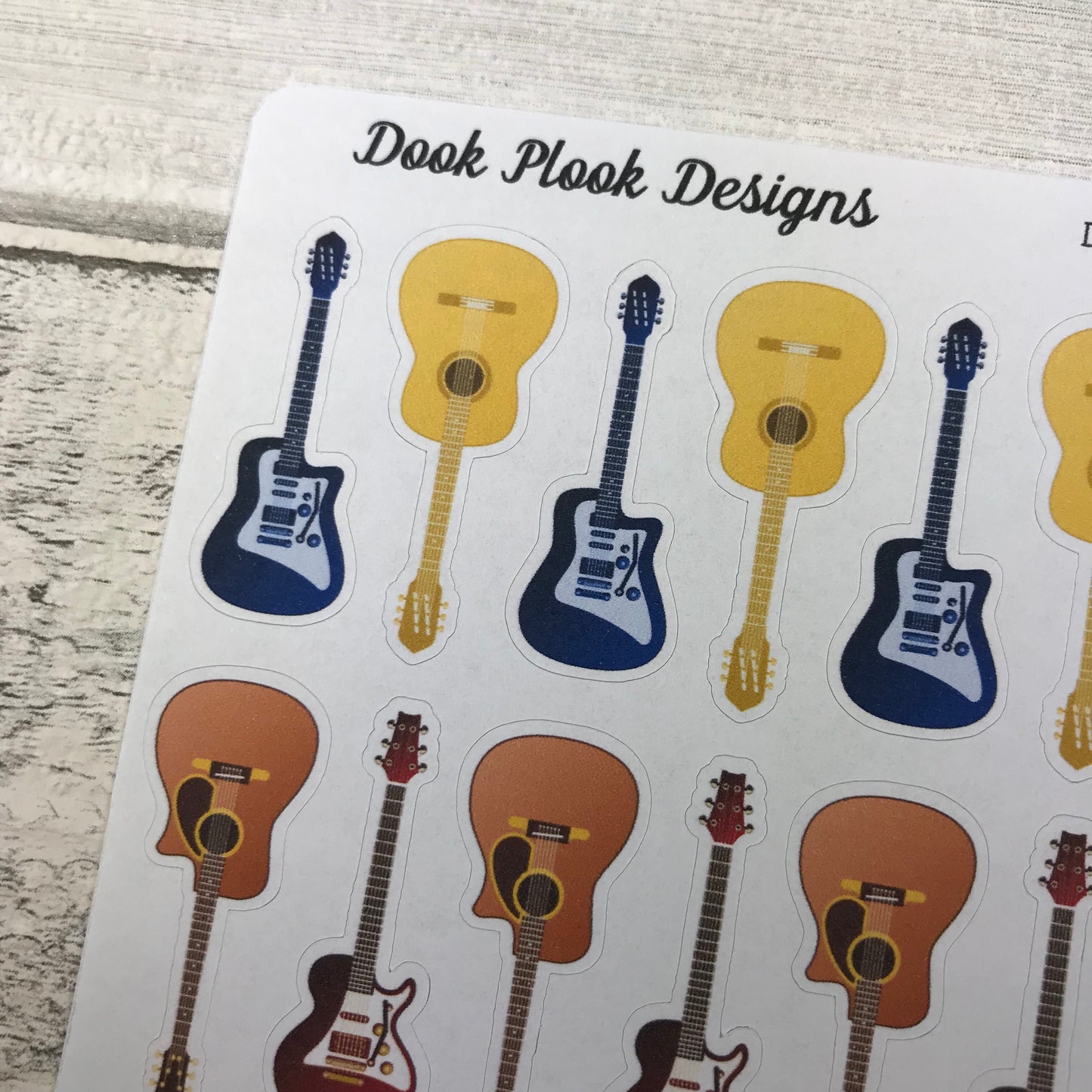 Guitar stickers (DPD197)