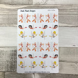 Pole  dancing / pole fitness stickers  (DPD528)