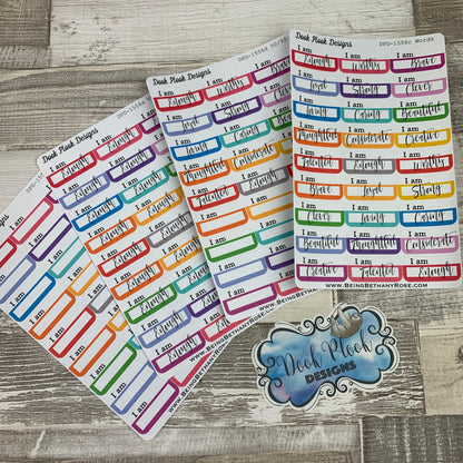 I am ... enough stickers (DPD1556)