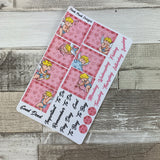 Valentines / Cupid / Love Monthly View Kit (can change month) for the Erin Condren Planners