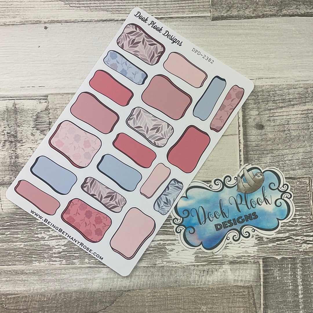 Laurel Hand drawn box stickers (DPD2382)