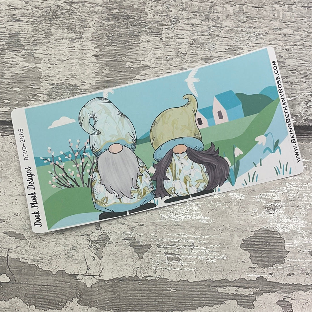 Snowdrop Gonk Scene Sticker (DPD2866)