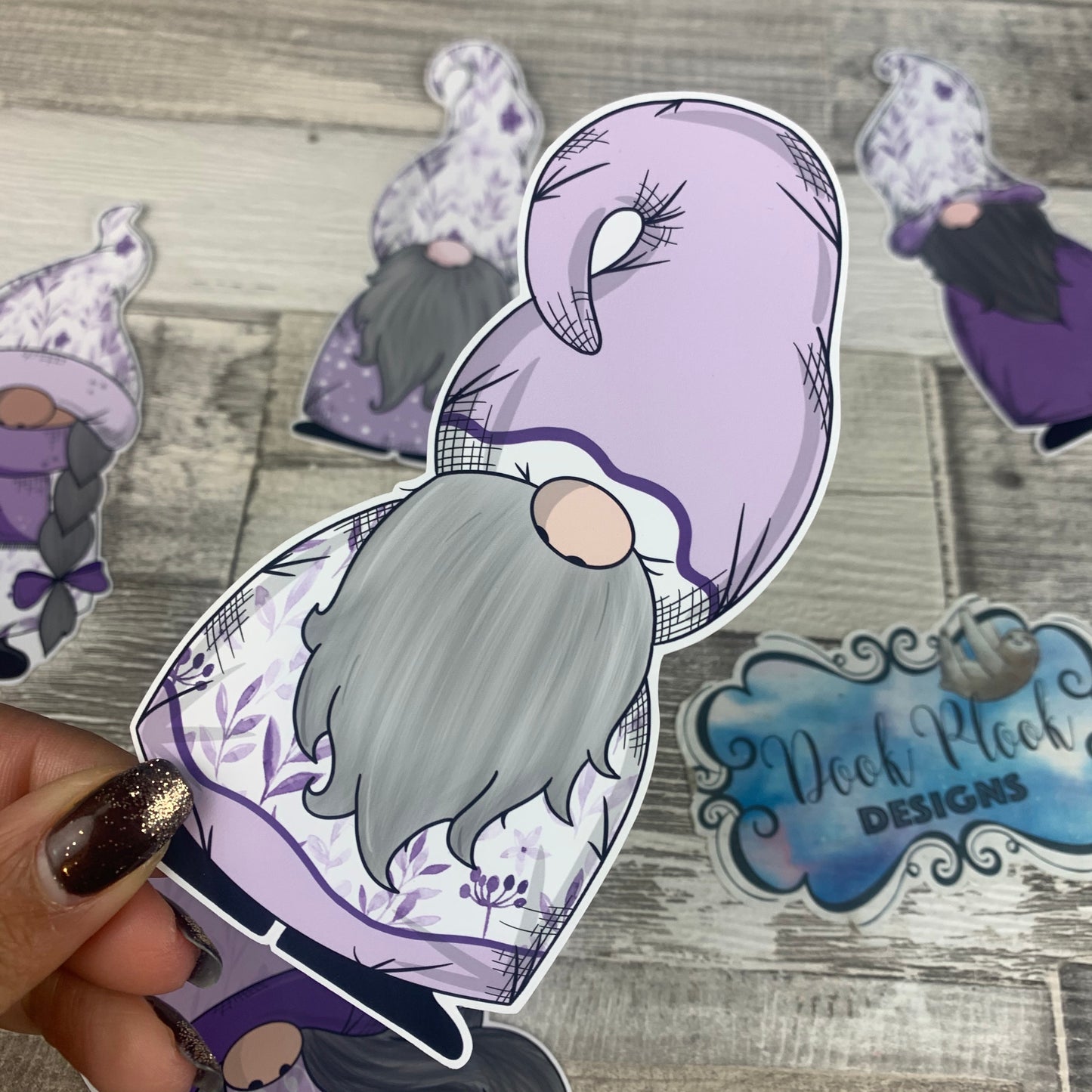 Lilac Charm Gonk Diecut (Gnorman)