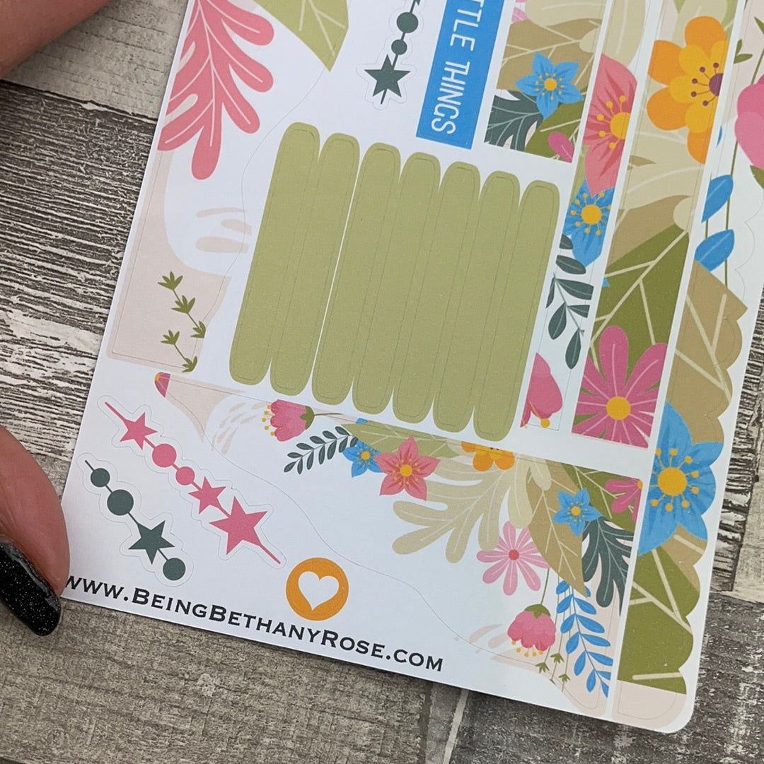 (0639) Passion Planner Daily Wave stickers - Molly leaf