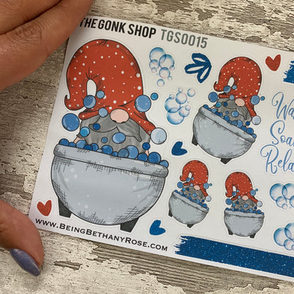 Bath Gonk Stickers (TGS0015)