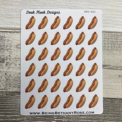 Hot dog stickers  (DPD421)