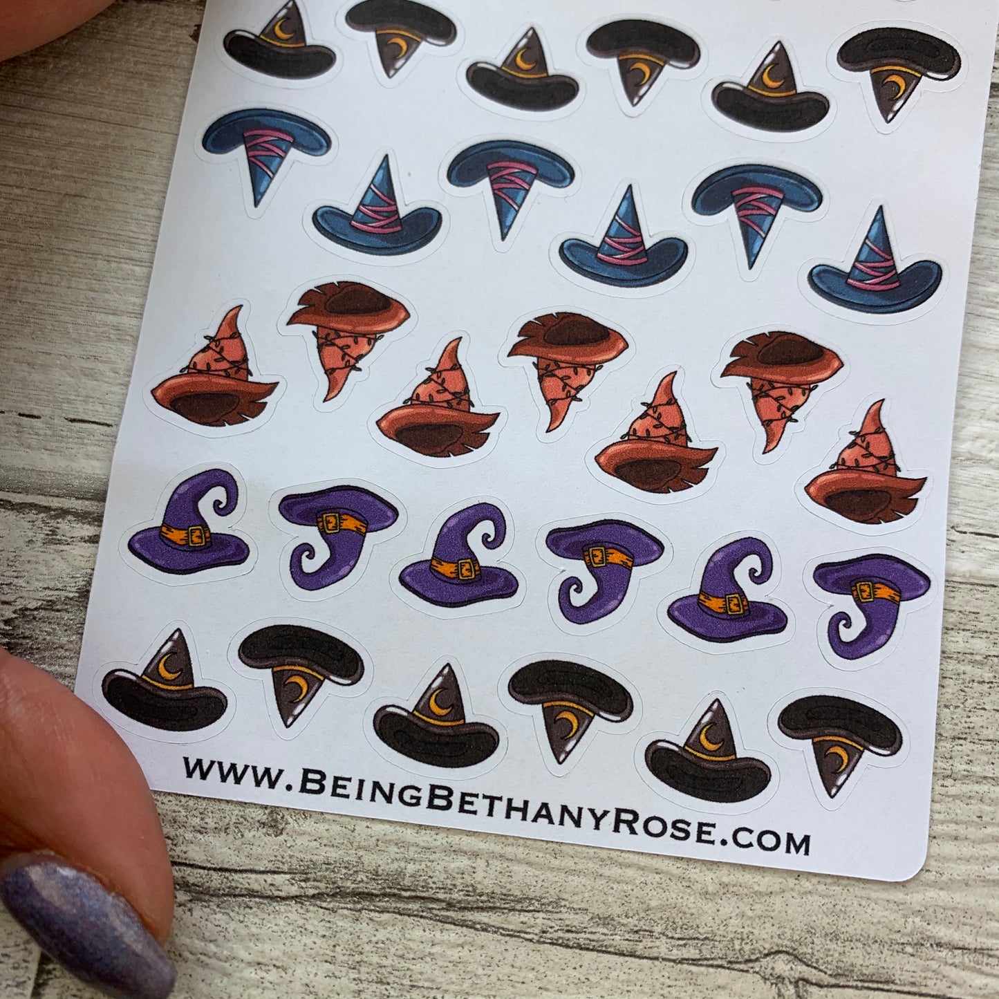 Witch hat stickers (DPD1839)