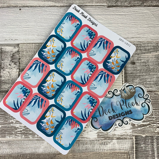 Bold Print half box stickers (DPD1801)