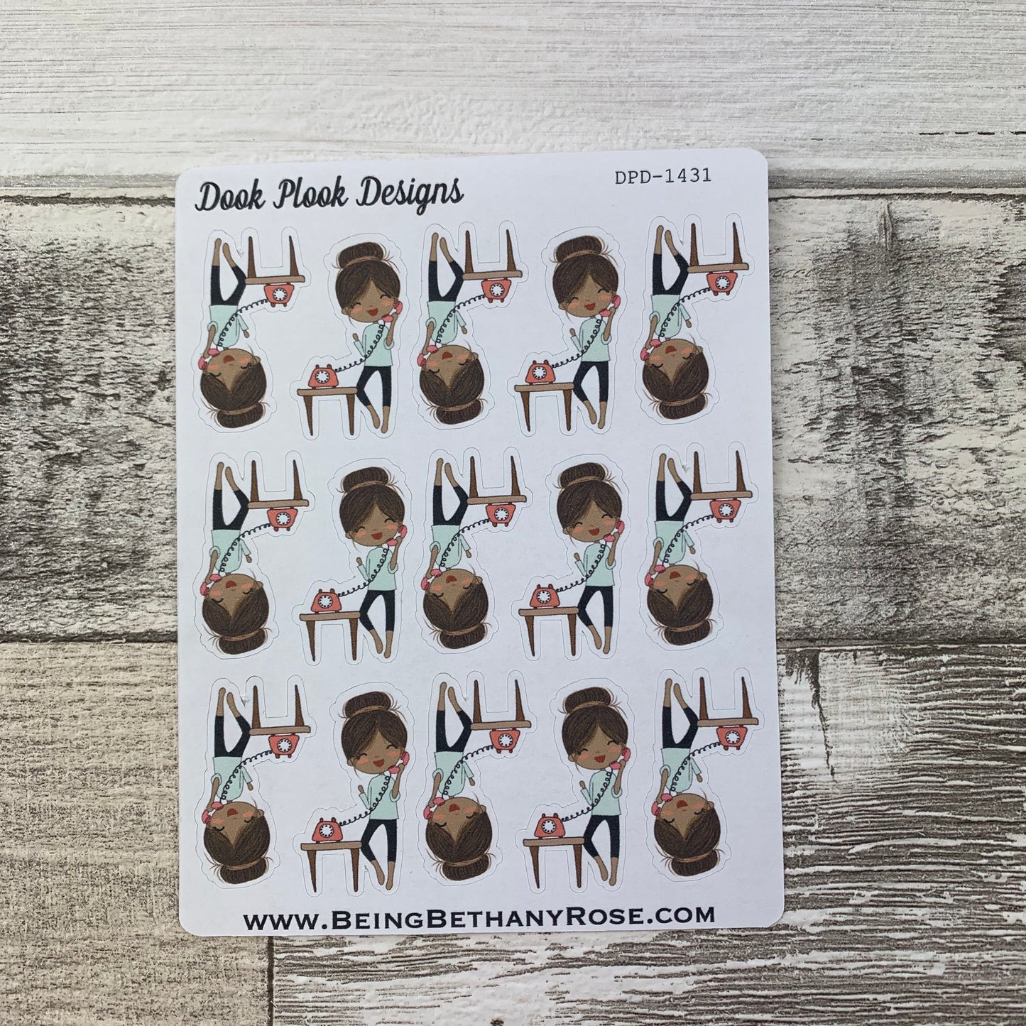 Black Woman - Phone Stickers (DPD1431)