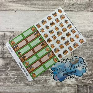 Gingerbread house stickers  (DPD1505)