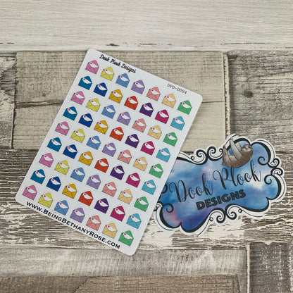 Tiny envelope / Mail stickers (Dinkies) (DPD-D005)