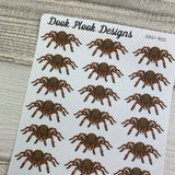 Tarantula / Spider stickers for Erin Condren, Plum Paper, Filofax, Kikki K (DPD900)