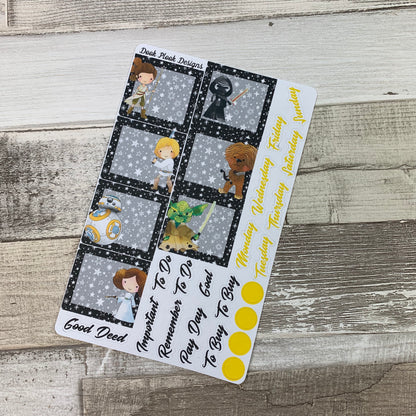 May the force be with you Monthly View Kit (can change month) for the Erin Condren Planners