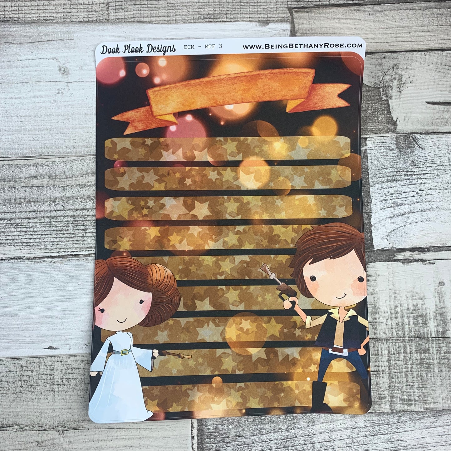 Erin Condren Month Note Pages (May the force)