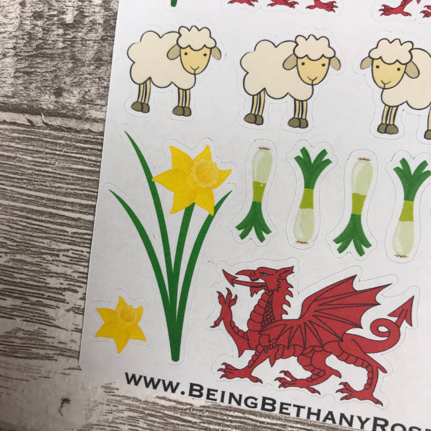 St David's Day / Wales stickers (DPD509)