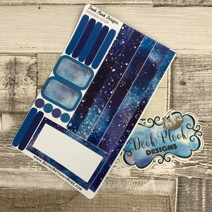 (0008) Passion Planner Daily stickers - Galaxy