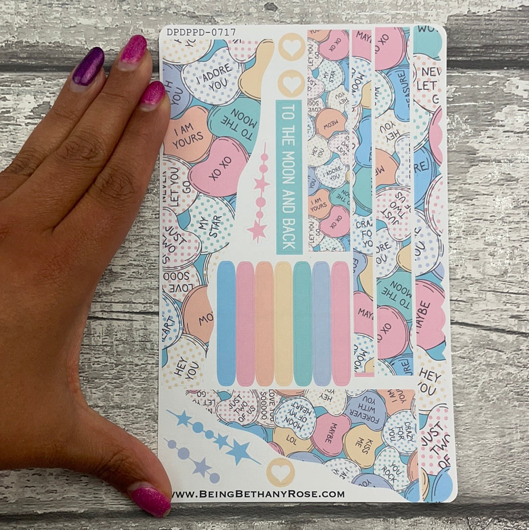 (0717) Passion Planner Daily Wave stickers - Elsie