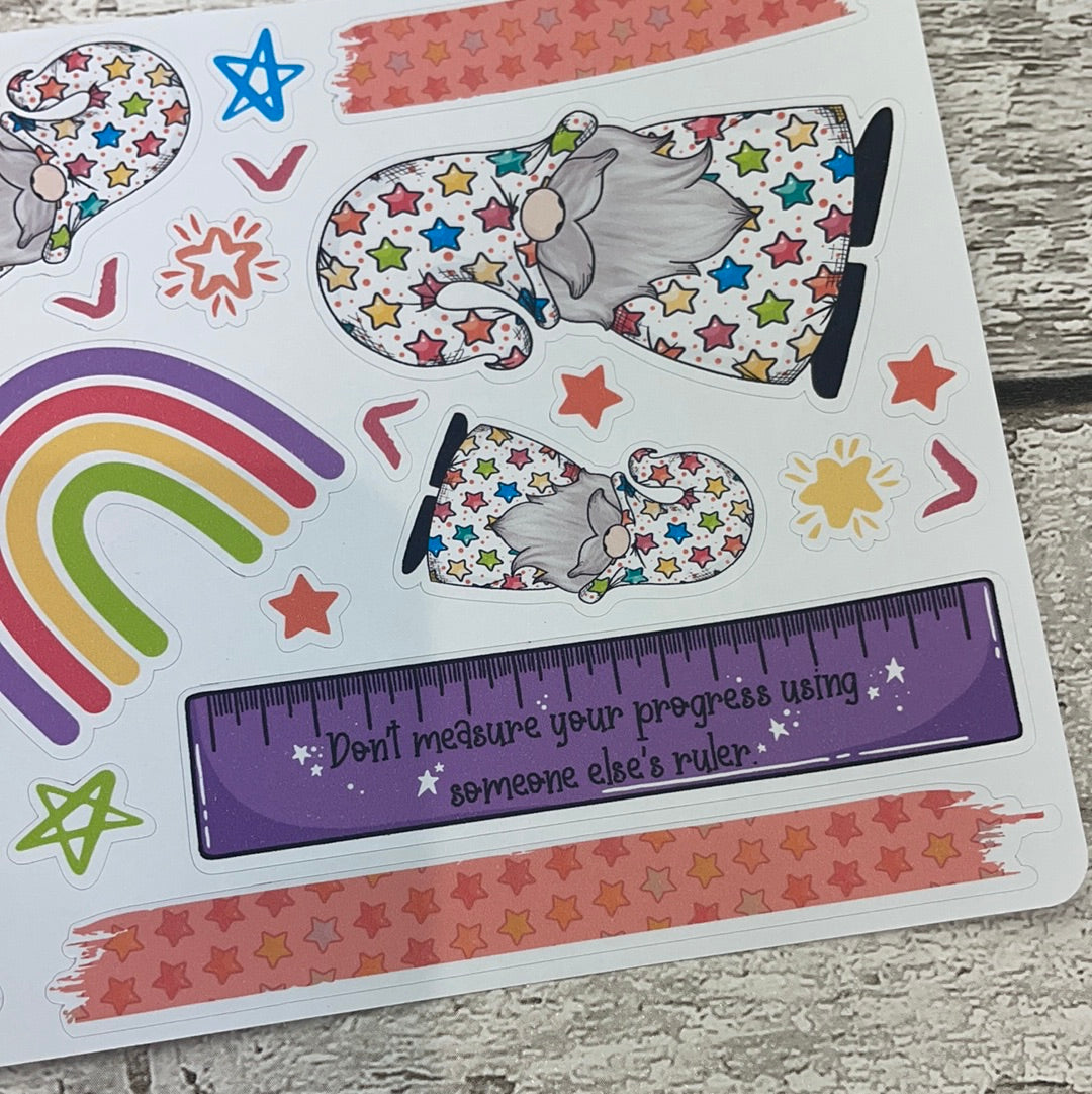 Colourful Stars Basil Stickers (TGS0096)