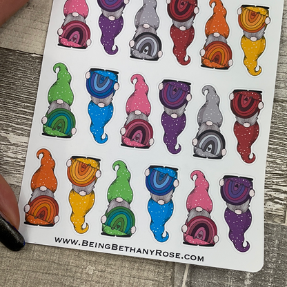 Rainbow Heart Gonk Character Stickers (DPD-2070)